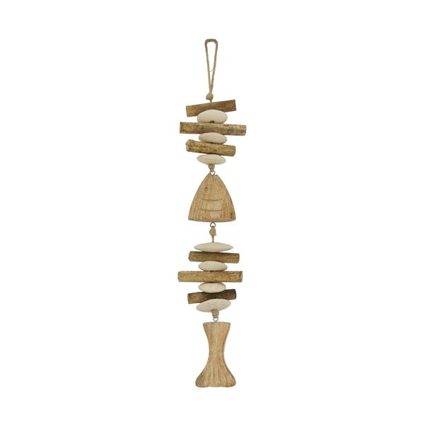 Hanger Fish Mango Wood 10x2x50cm