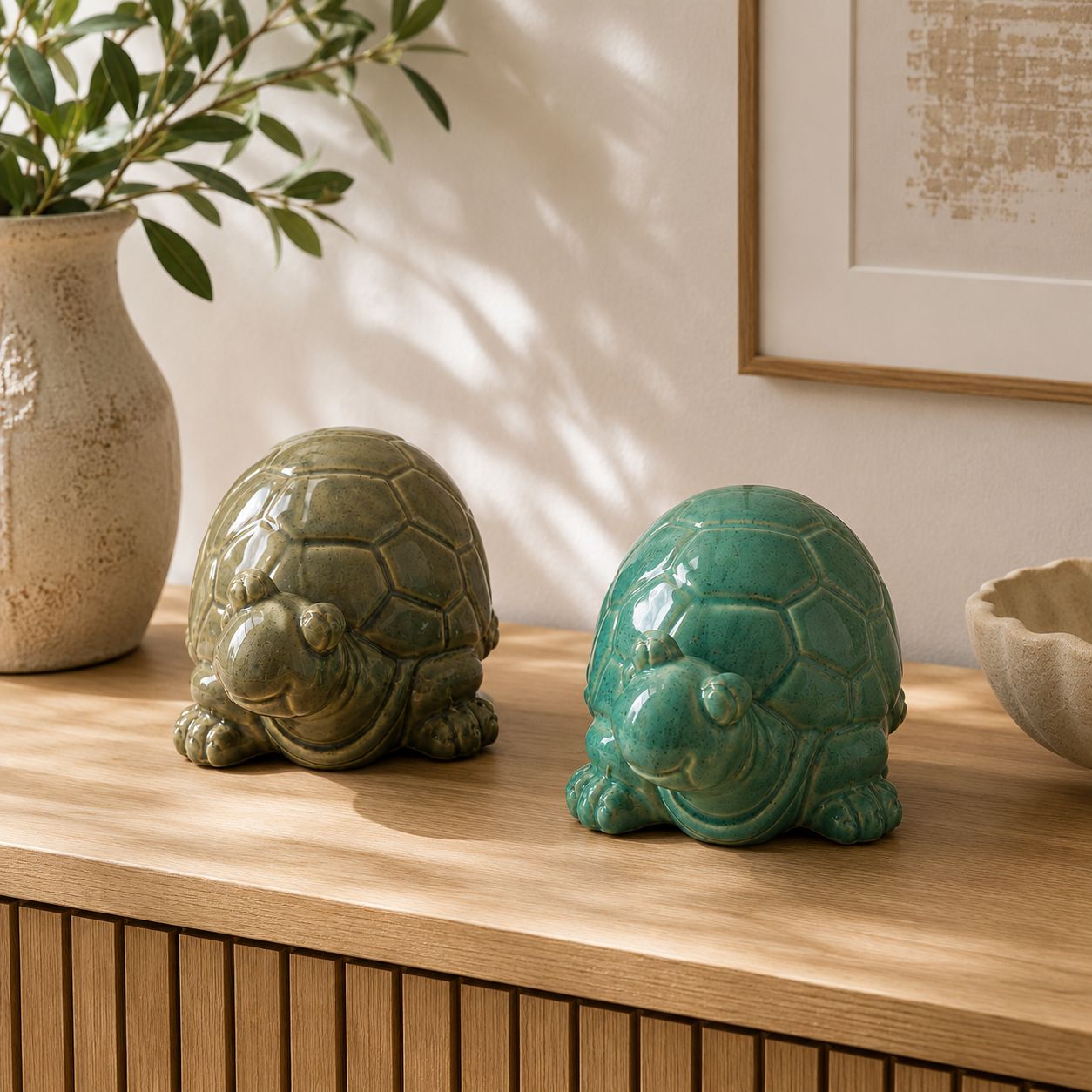 Figurine Turtle Ceramic 16.5cm