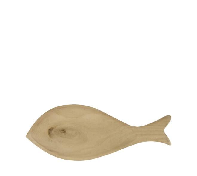 Bowl Fish Paulownia Wood