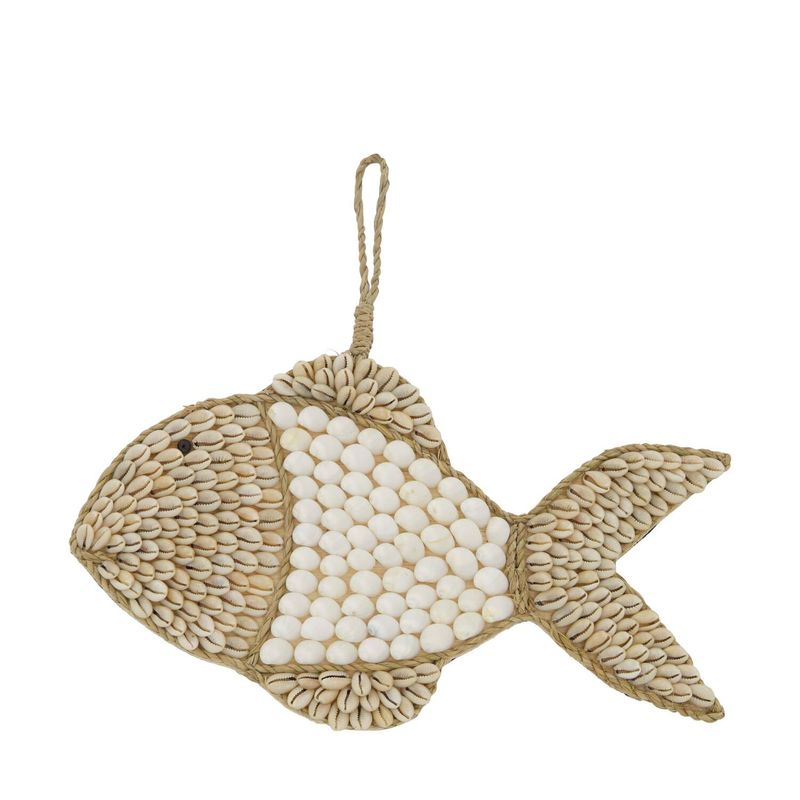 Hanger Fish Nature With Shells 28x16x1.5cm