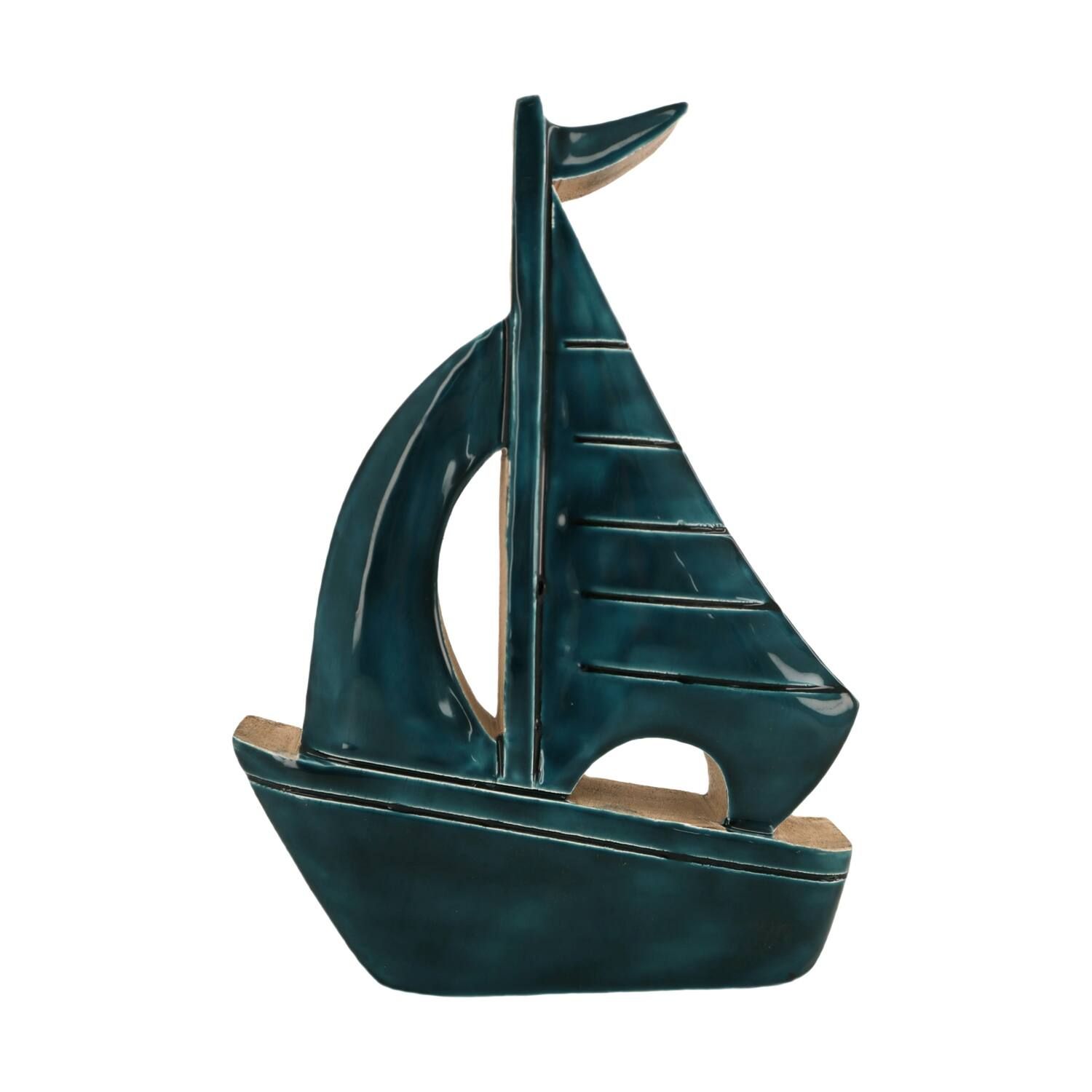 Boat Mango Wood 22x4x28cm