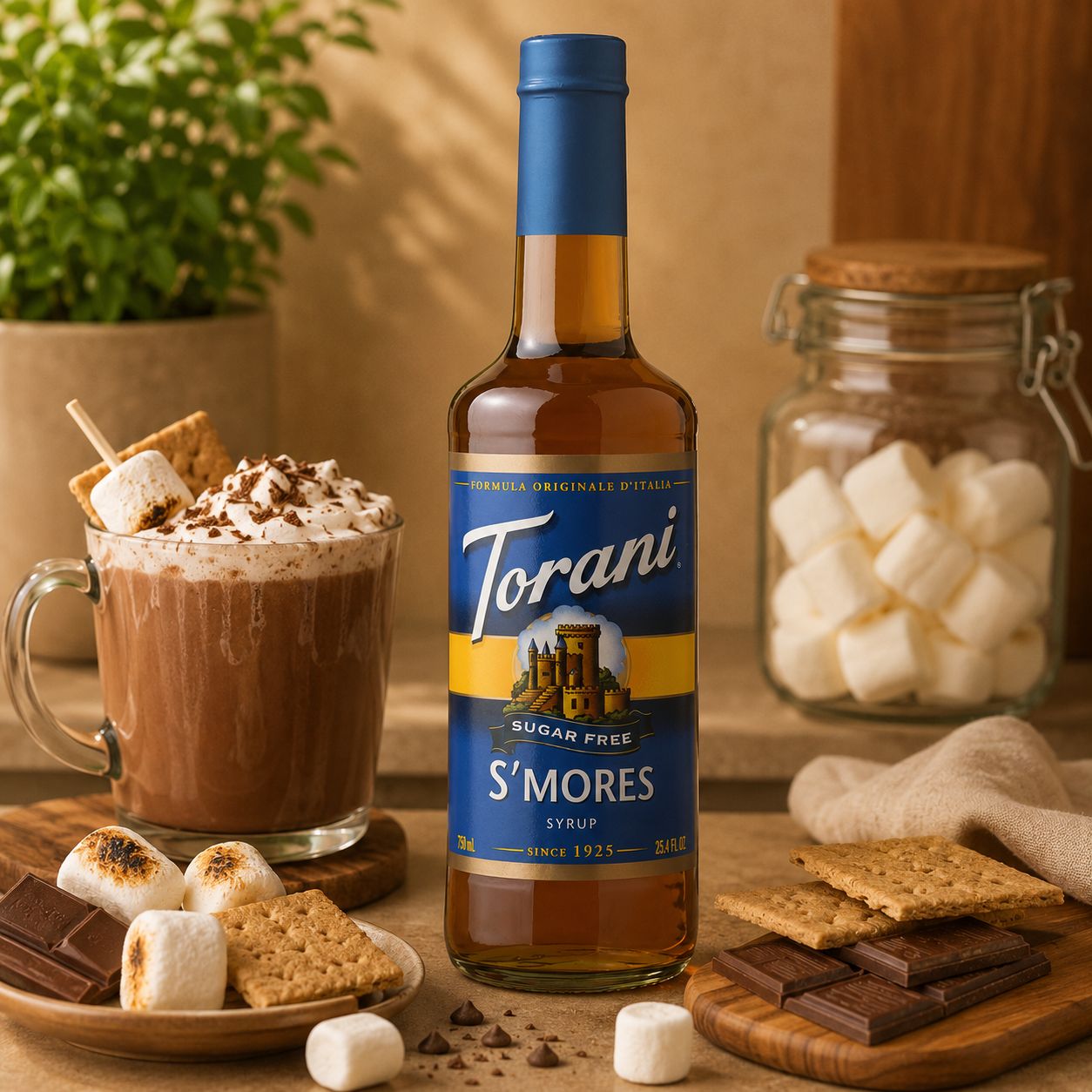 Torani Sugar Free S'mores Syrup 750ml