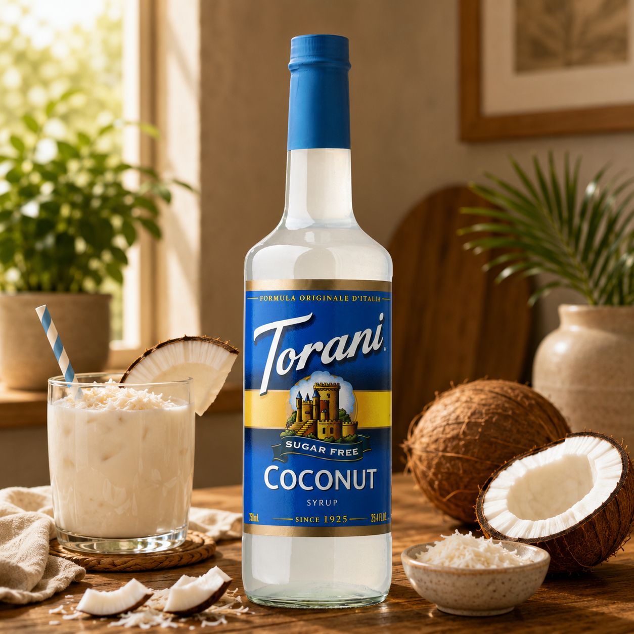 Torani Sugar Free Coconut Syrup 750ml