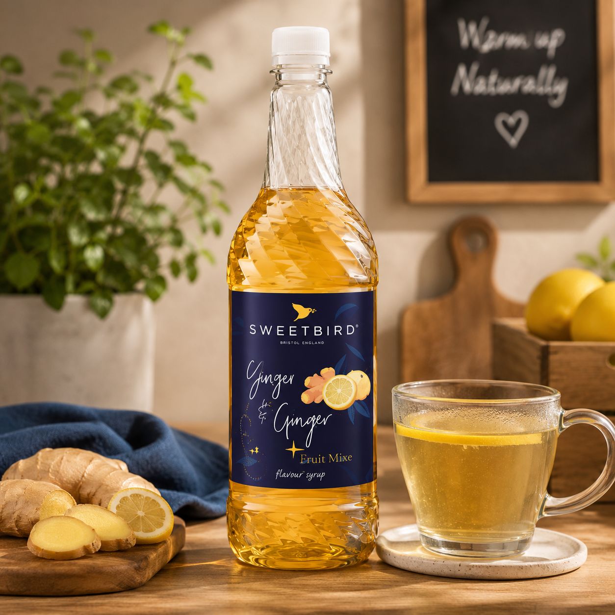 Sweetbird Yuzu & Ginger Fusions+ Syrup 1L Sweetbird Yuzu & Ginger Fusions+ Syrup 1L