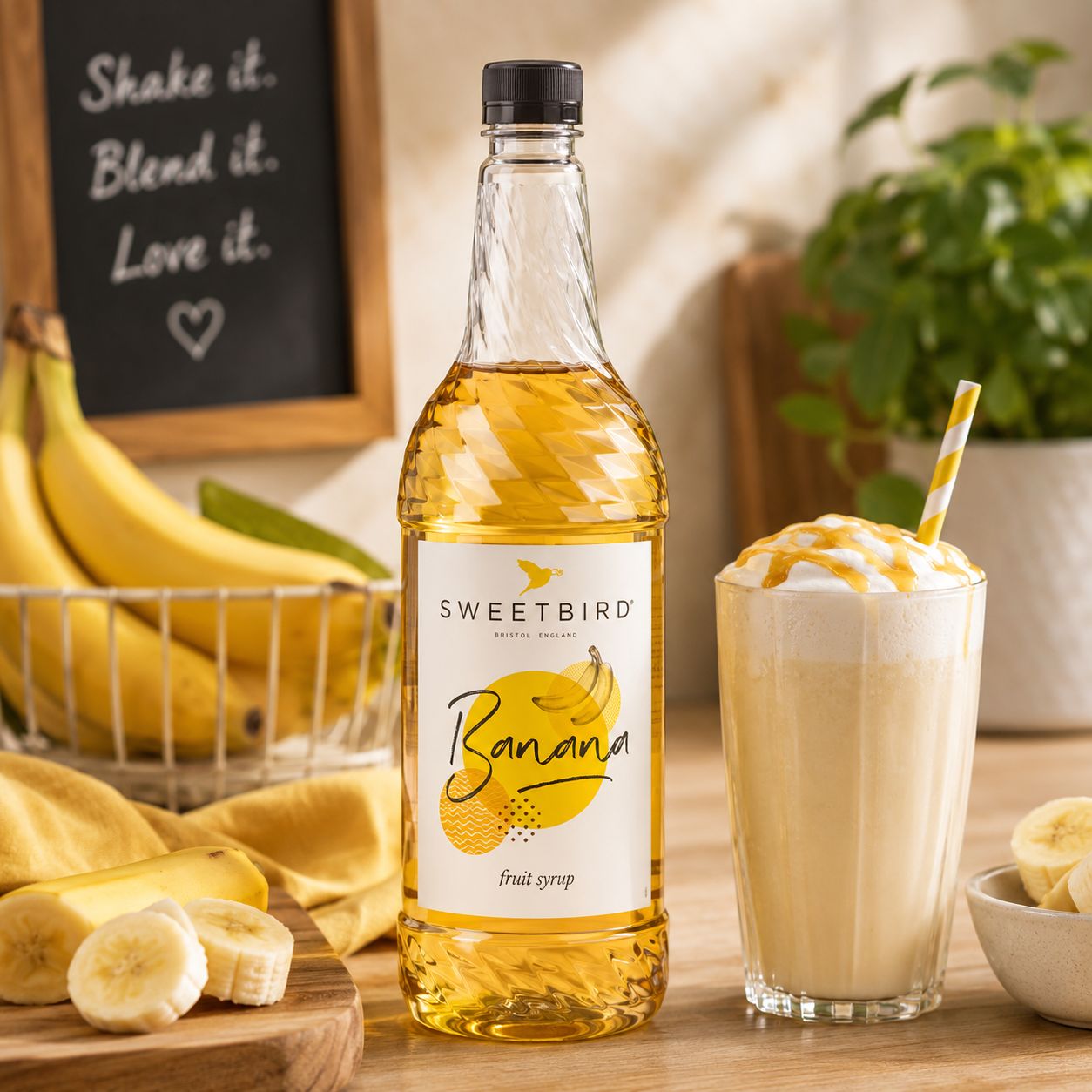 Sweetbird Banana Syrup 1L