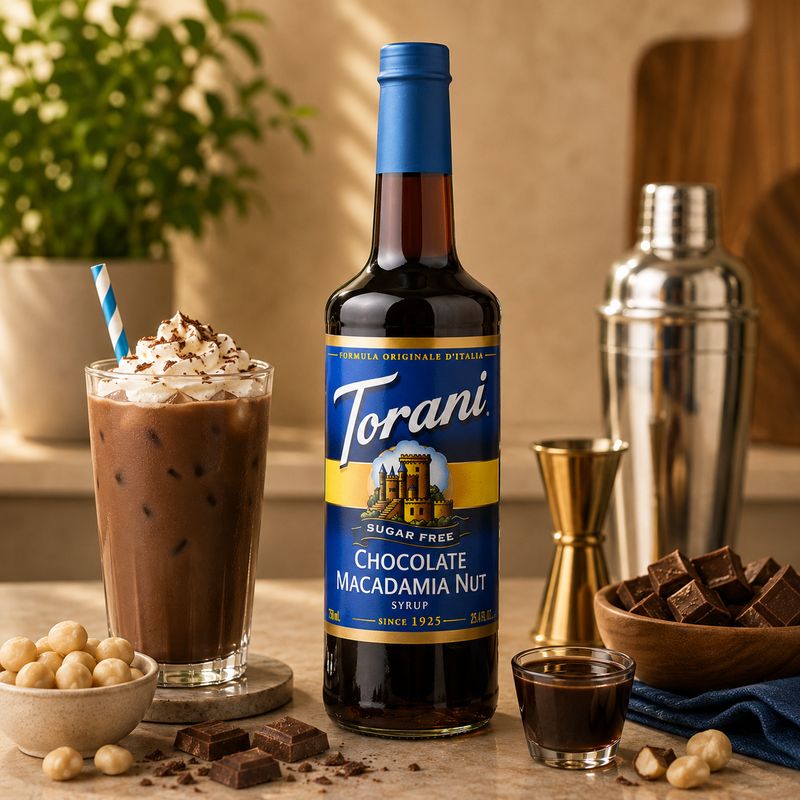 Torani - Chocolate Macadamia Nut Syrup Sugar Free 750ml
