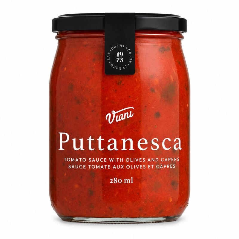 Viani - Tomato Sauce with Olives and Capers 280ml