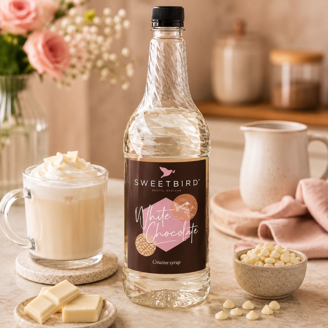 Sweetbird White Chocolate Syrup 1L