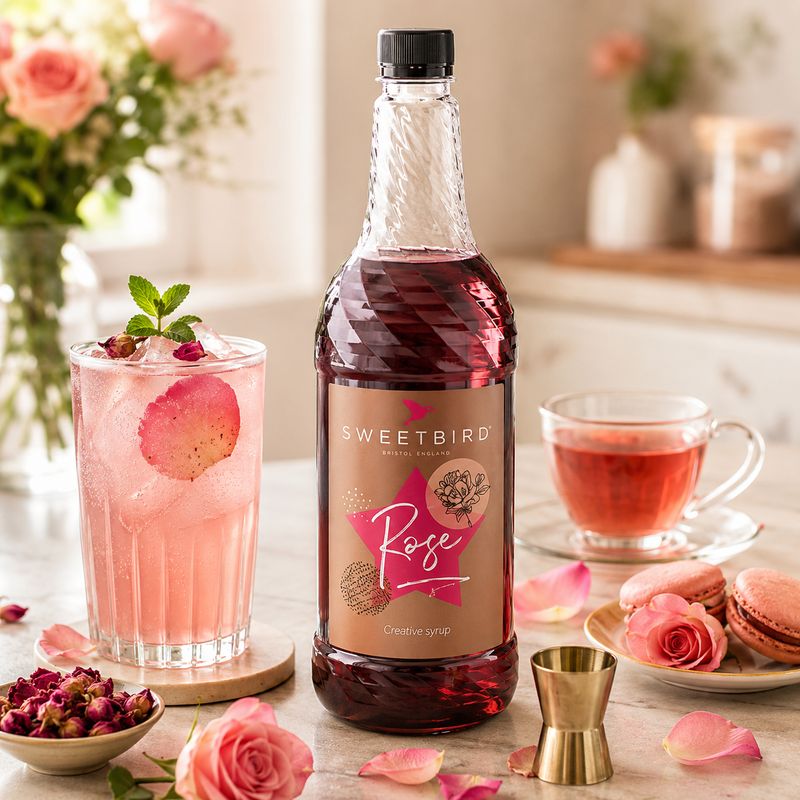 Sweetbird Rose Creative Syrup 1L
