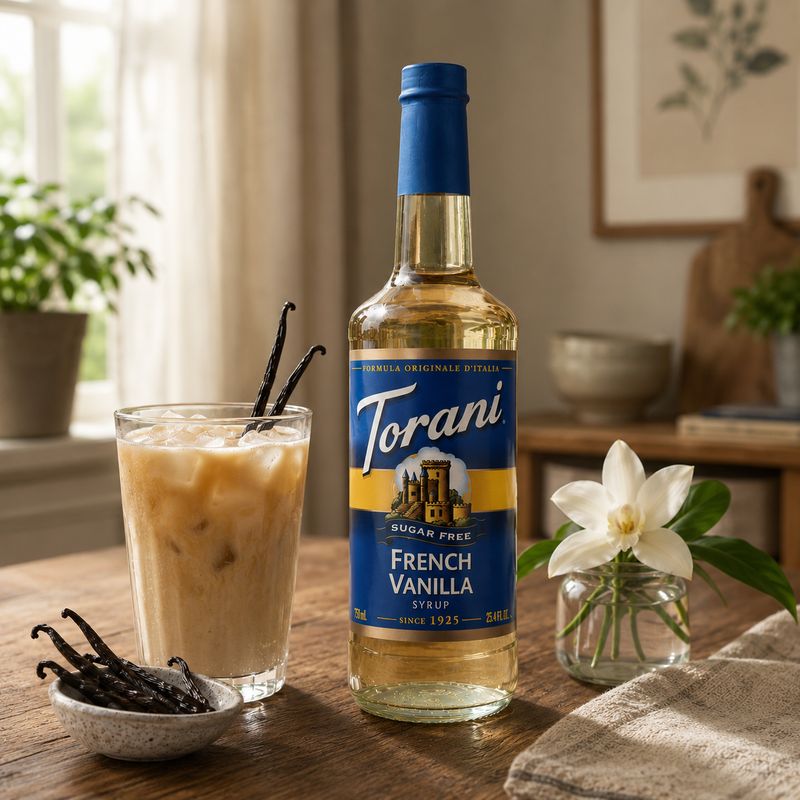 Torani Sugar Free French Vanilla Syrup 750ml