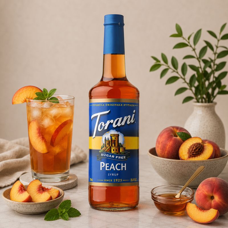 Torani Sugar Free Peach Syrup 750ml