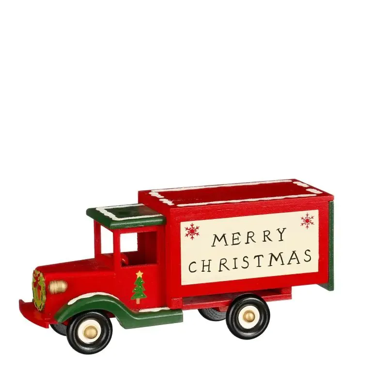 Decorative Truck Merry Christmas 26x12.5cm