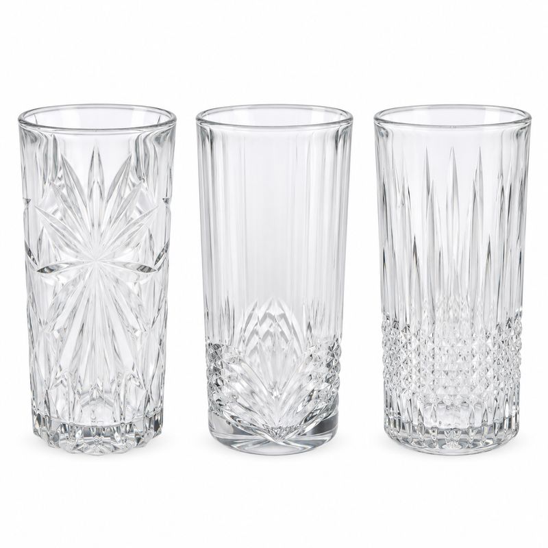 Drinking Glass 13oz Set of 3