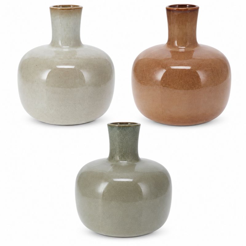 Vase Bottle Shape Porcelain