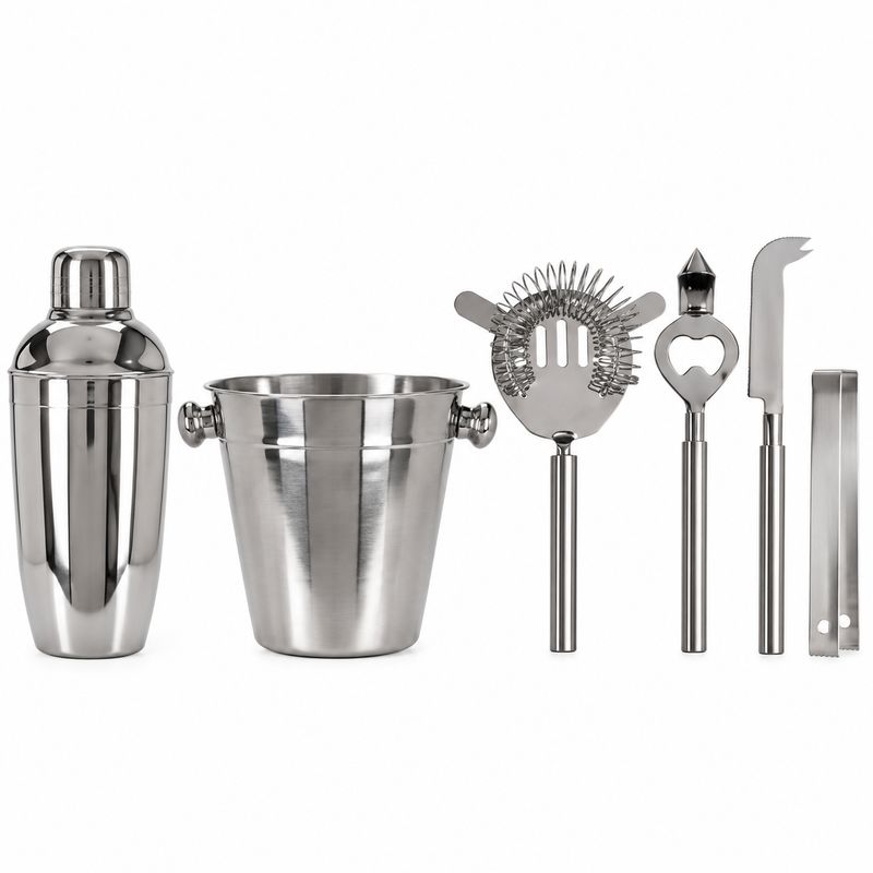 Bar Set With Cocktail Shaker