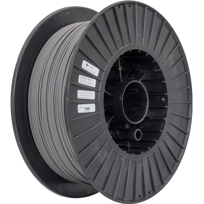 PolyMide PA6-GF 1.75mm 2kg, Colour: Grey