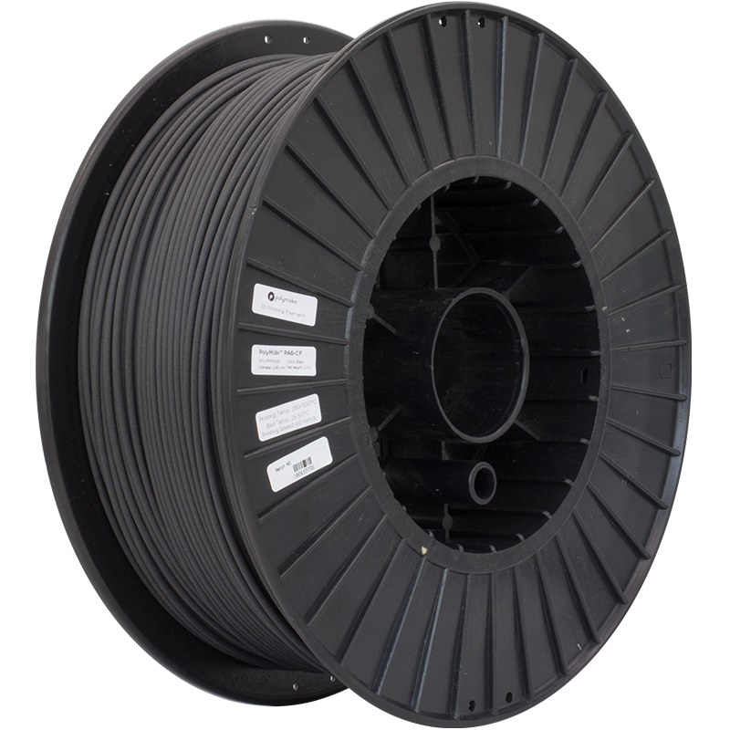 PolyMide PA6-CF 1.75mm 2kg, Colour: Black