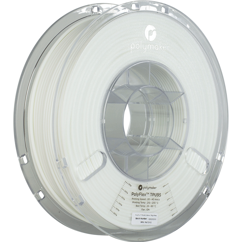 PolyFlex TPU95 2.85mm 750g, Colour: White