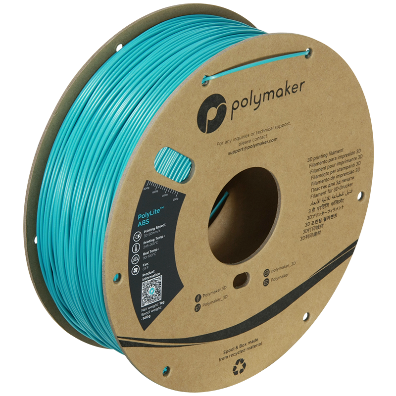 PolyLite ABS Galaxy 1.75mm 1kg, Colour: Teal