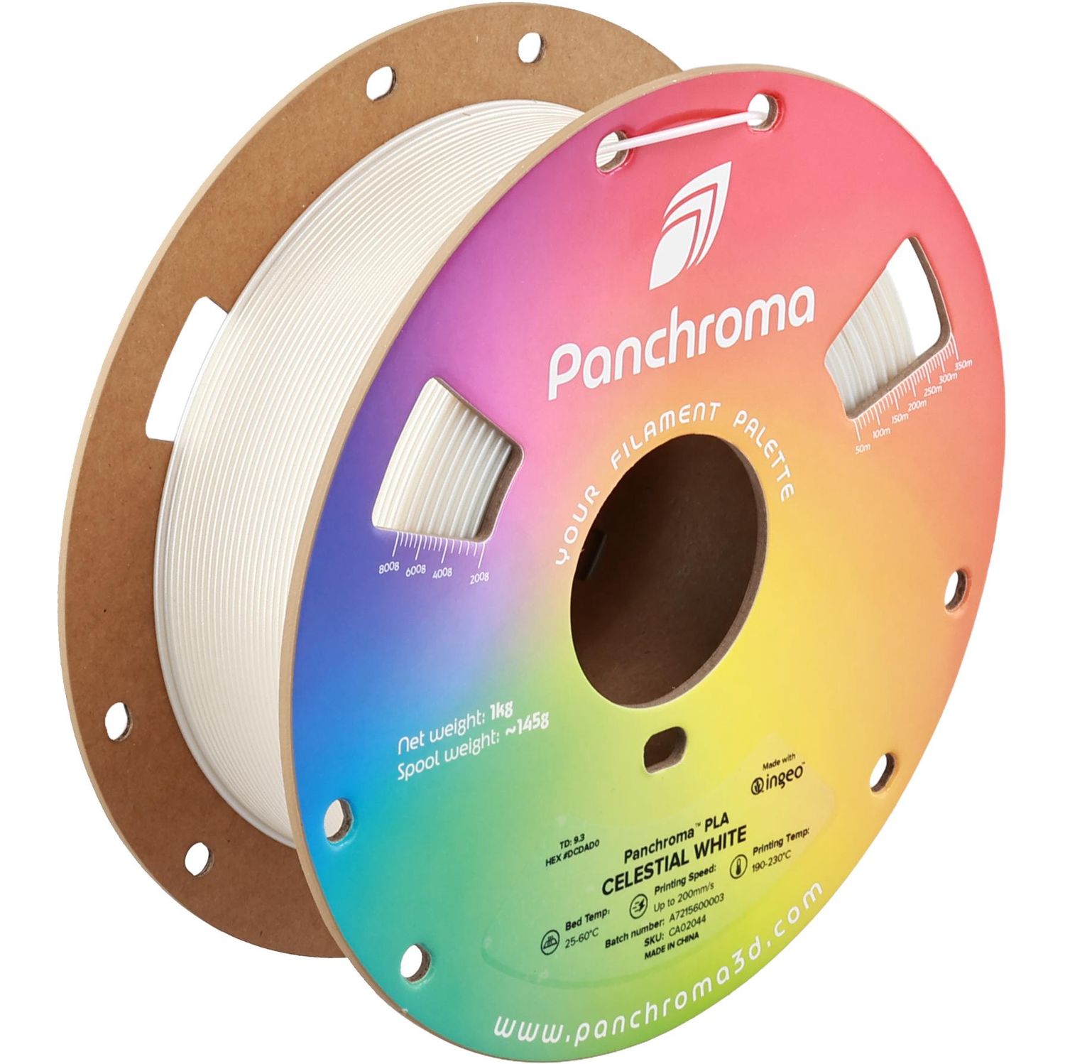 Panchroma Celestial PLA 1.75mm 1kg, Colour: Celestial White