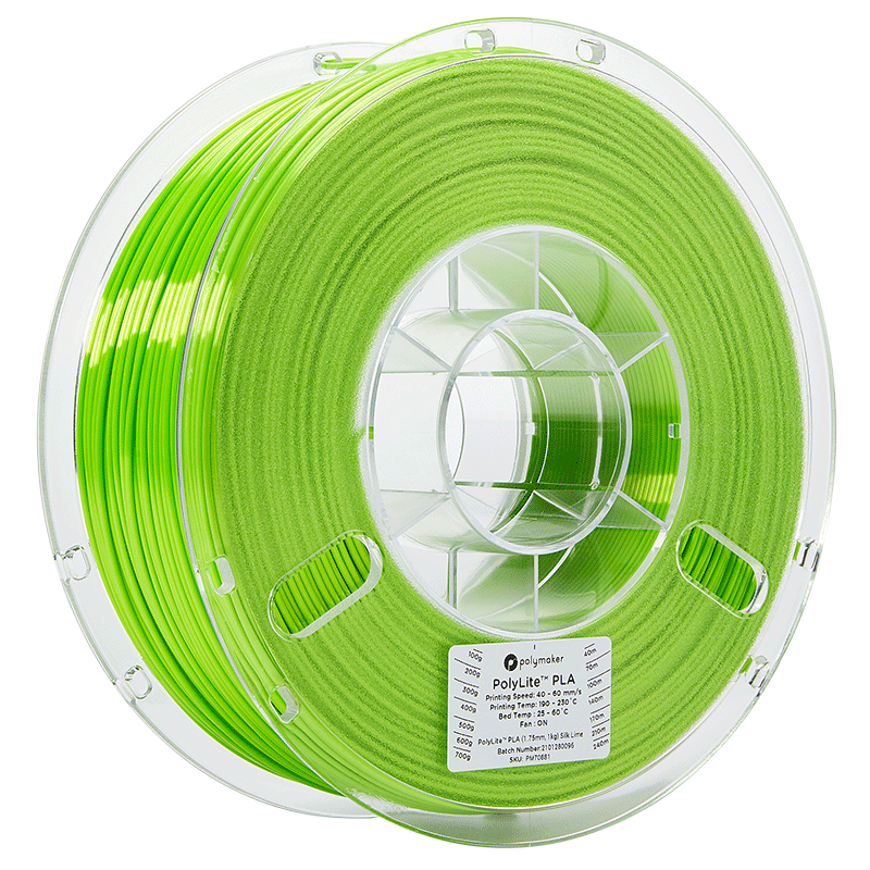 PolyLite PLA 1.75mm 1kg, Colour: Poly Lime