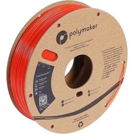 PolySmooth 1.75mm 750g, Colour: Coral Red