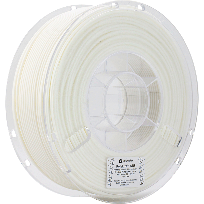 Polymaker ABS 2.85mm 1kg, Colour: White