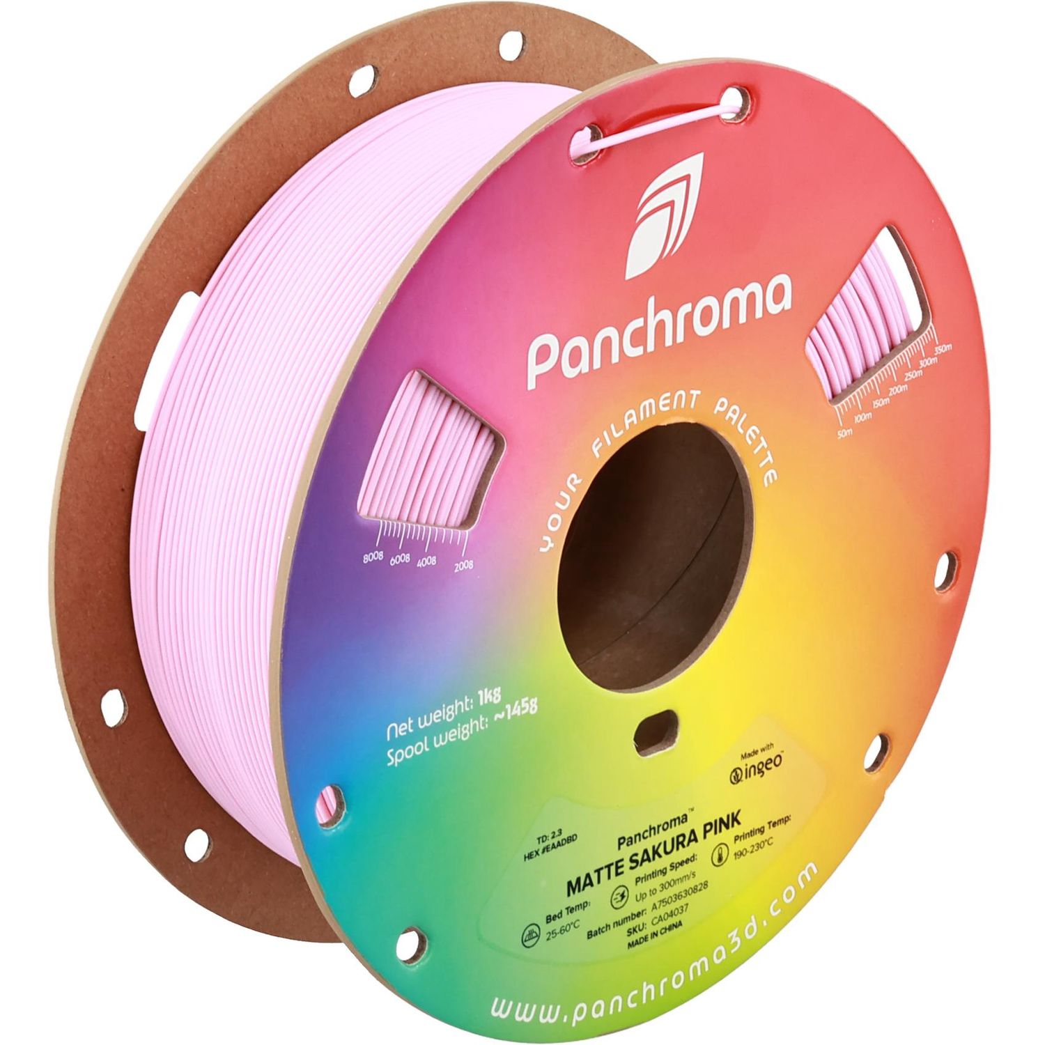Panchroma Matte PLA Pastel 1.75mm 1kg, Colour: Sakura Pink