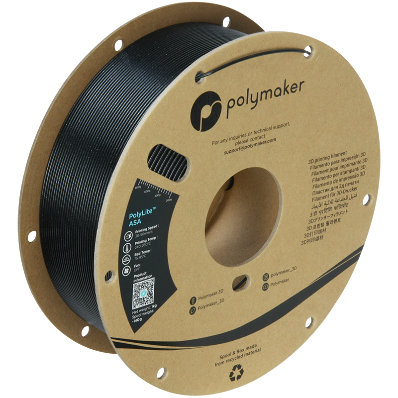 Polymaker ASA Galaxy 1.75mm 1kg, Colour: Black