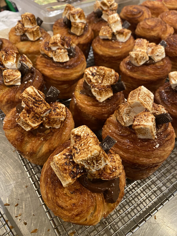 MEXICAN CHOCOLATE CRUFFIN----Saturdays Only