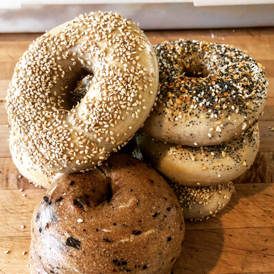 SOURDOUGH BAGELS