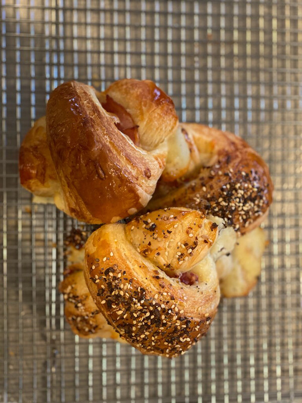 HAM AND CHEESE CROISSANTS----Saturdays Only