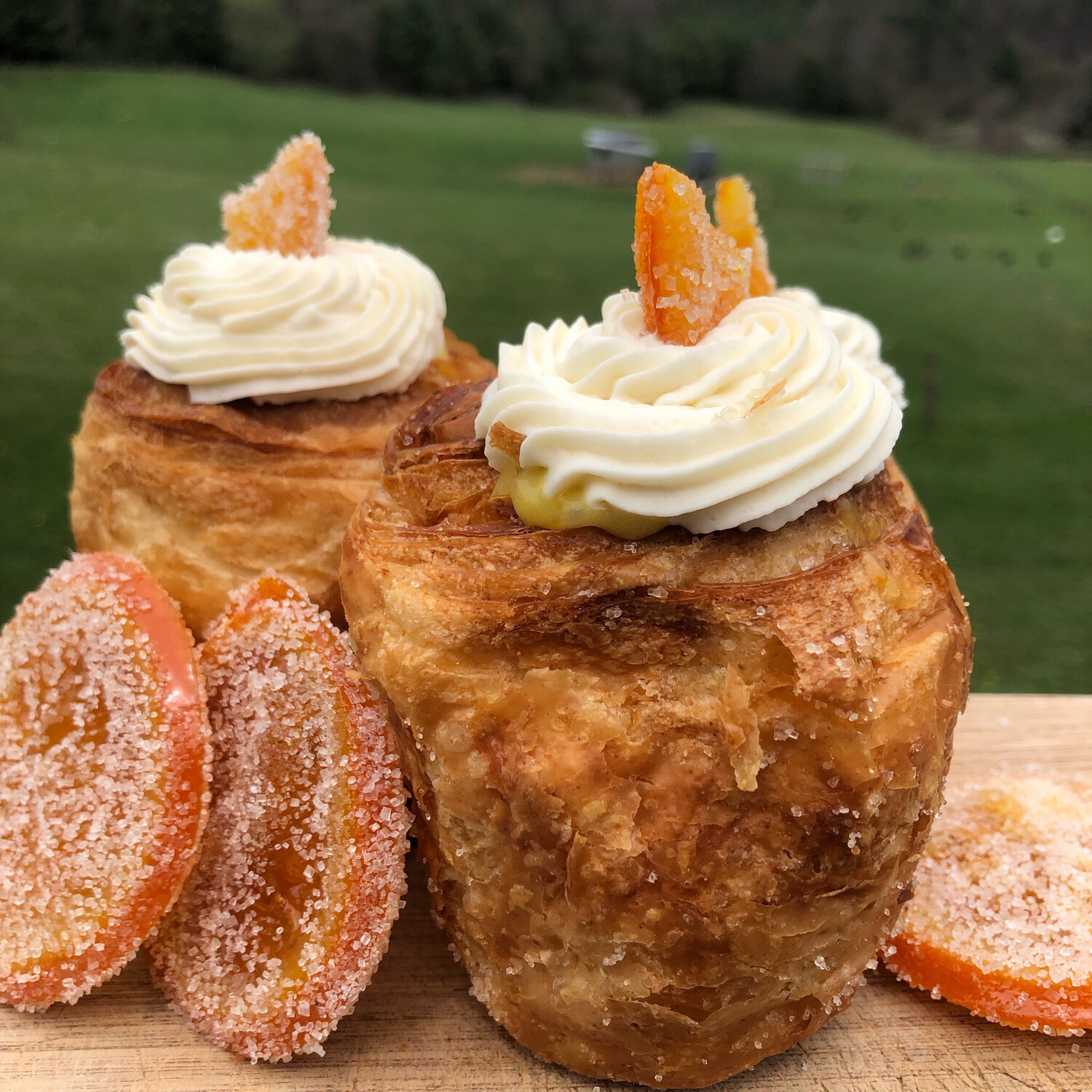 Orange Creamsicle Cruffin