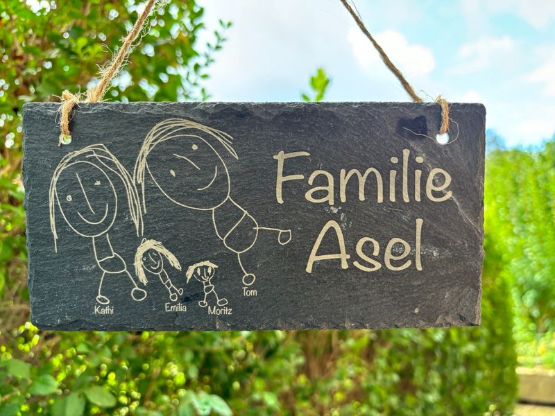 Türschild mit deiner Kinderzeichnung – ganz persönlich