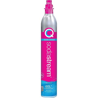 SODASTREAM RÓŻOWA butla nowa pełna