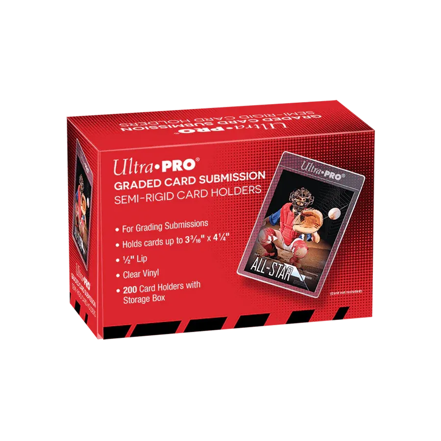 Ultra Pro 1/2" Lip Semi-Rigid Tall Card Holders (200ct)