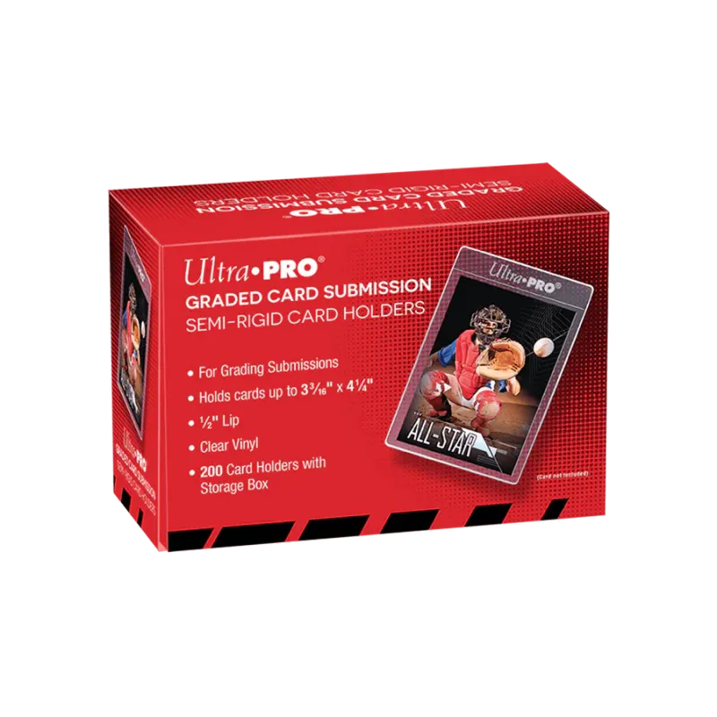 Ultra Pro 1/2" Lip Semi-Rigid Tall Card Holders (200ct)