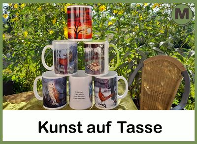 Kunst auf Tasse