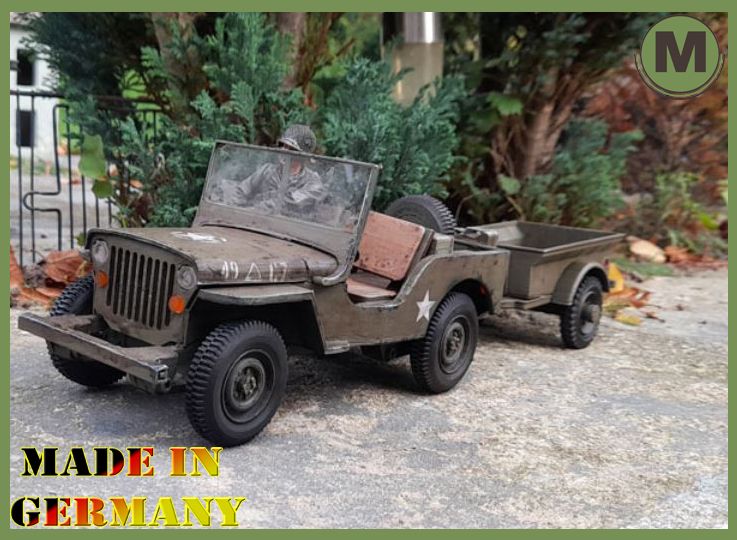 ~MME~Willys Jeep~ 1:16 Standmodell (Vorbestellung)