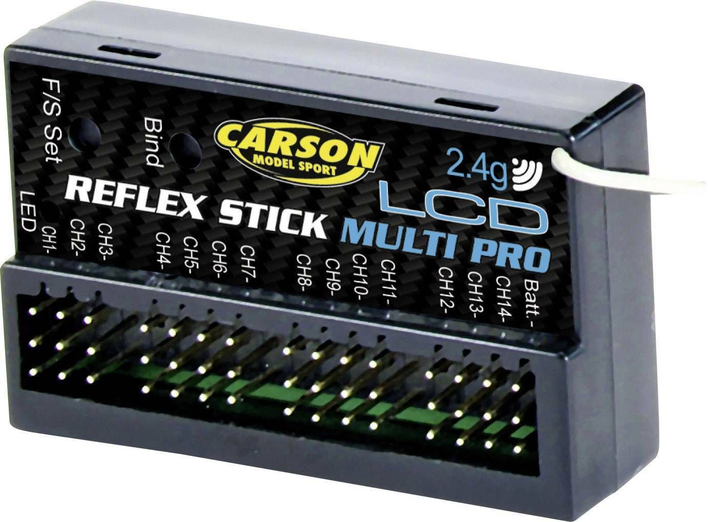 Carson - Empfänger Reflex Stick Multi Pro 14 LCD 2.4G