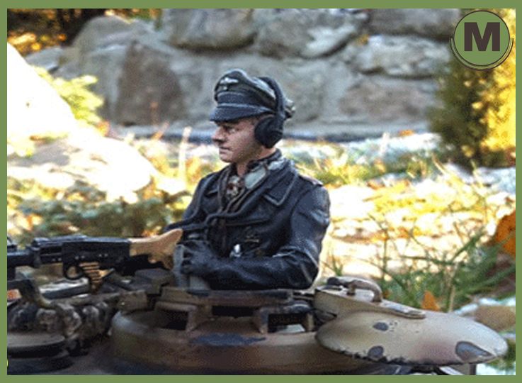 1/16 Halbfigur - Hauptmann Michael Wittmann