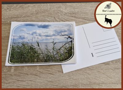 Postkarte mit Regionsfoto &quot;Müritz Klink&quot; Mecklenburg
