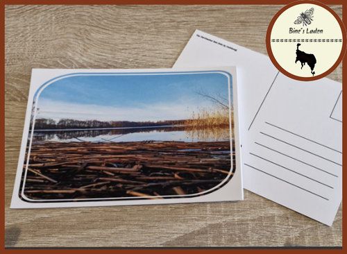 Postkarte mit regionalem Foto &quot;Dambecker See&quot; Mecklenburg