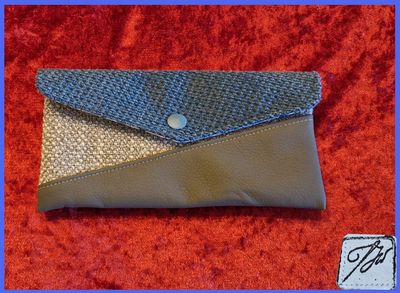 JW - Schminktasche / Kosmetiktasche klein [3] *Upcycling*Unikat*