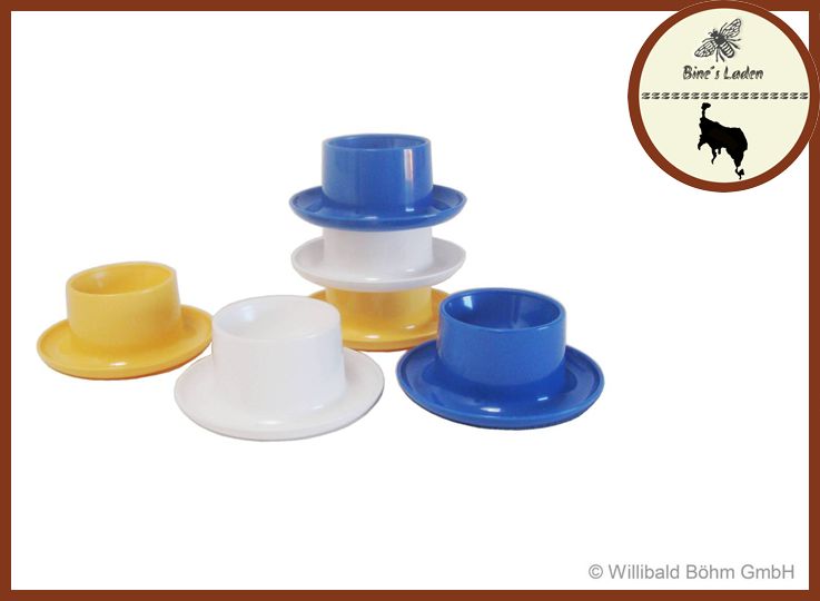 Sonja Plastic! - Eierbecher rund, 6-er Pack, farbig gemischt