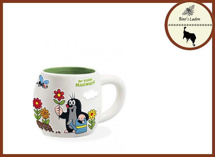 Trötsch - 3D Keramiktasse - Der kleine Maulwurf &quot;Garten&quot;