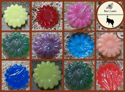 Probierpaket - 9er Pack Blumen - (ca.180g Seife)