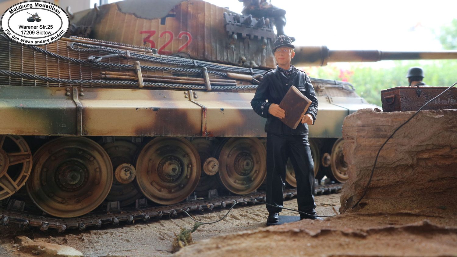 ~ MM ~ 1/16 Militärfigur &quot;Michael Wittmann&quot; 1/16 - Unikat