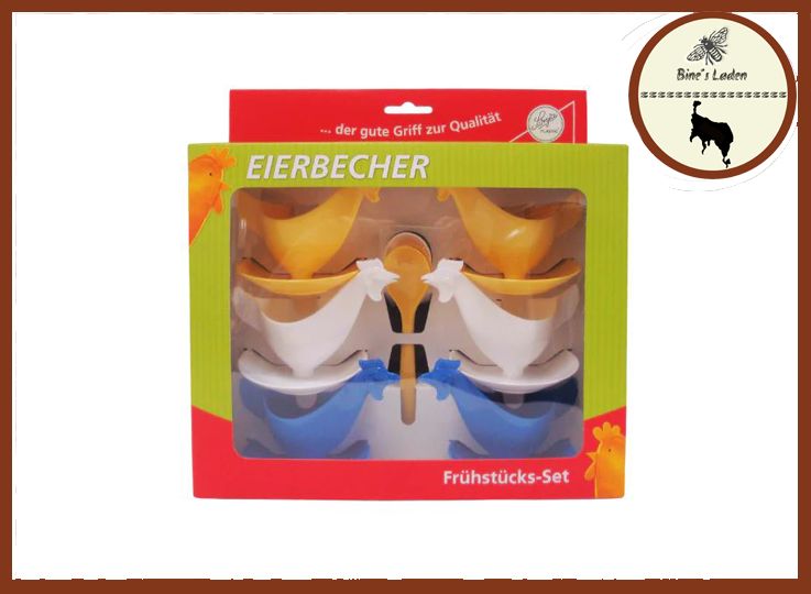 Sonja Plastic! - Frühstücks-Set &quot;Eierbecher Huhn&quot;