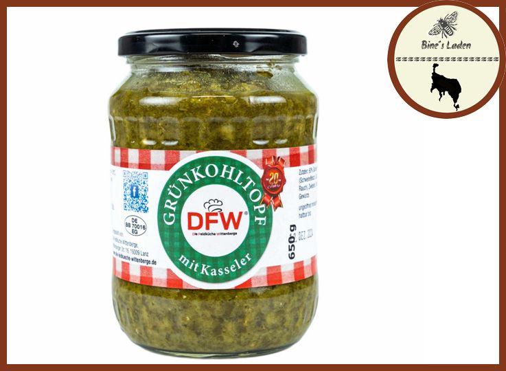DFW - Grünkohltopf mit Kasseler - 650ml